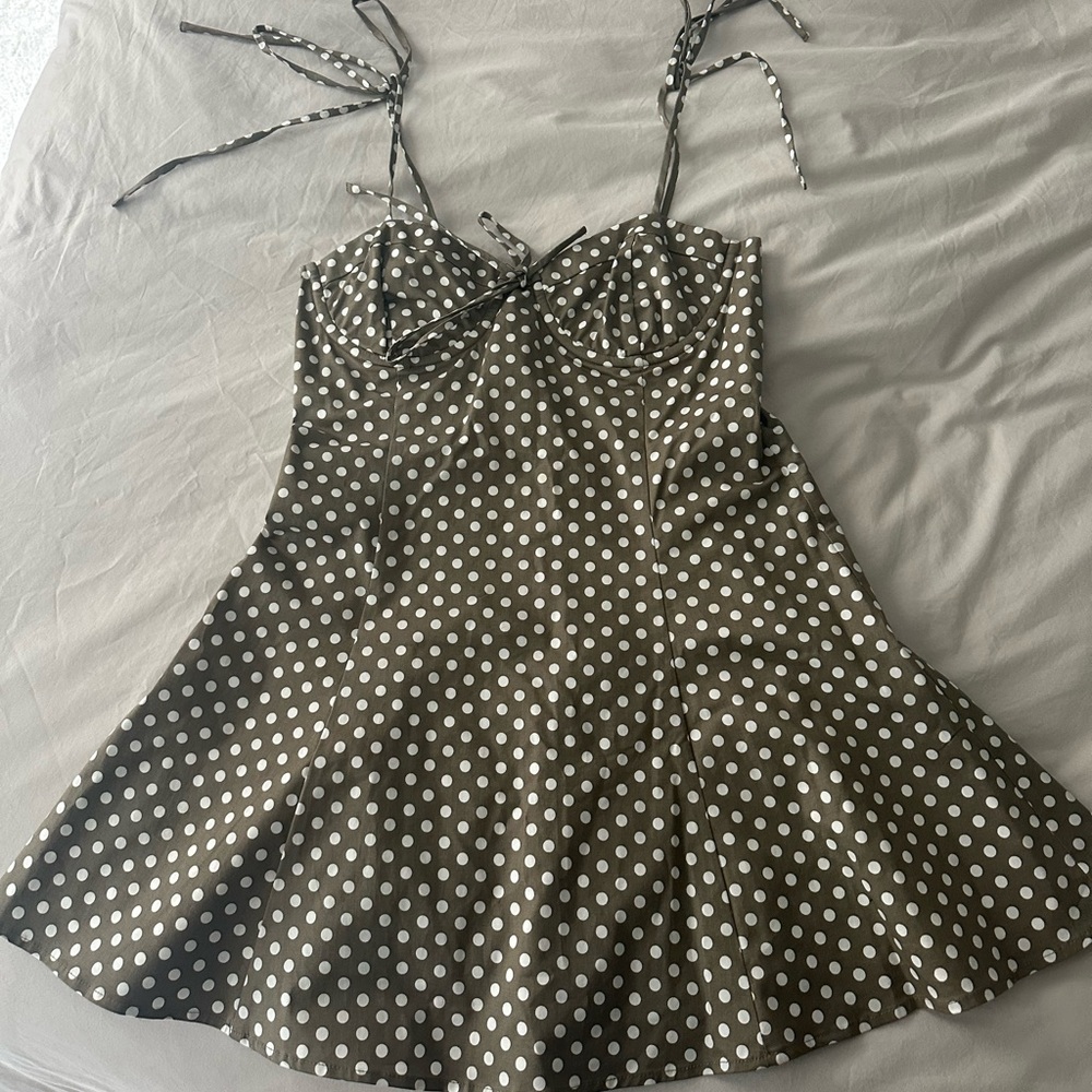 Revolve polka dot dress